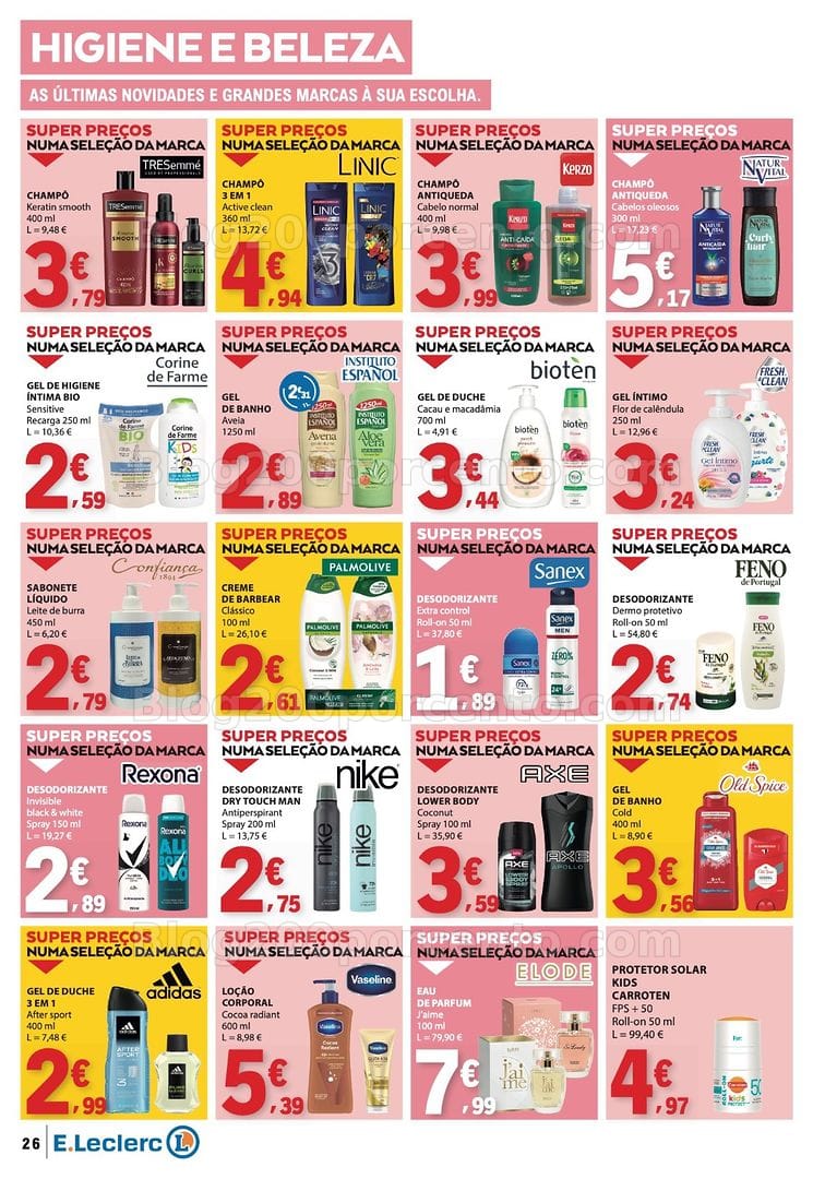 Antevisão Folheto E-LECLERC Promoções de 10 a 16 setembro